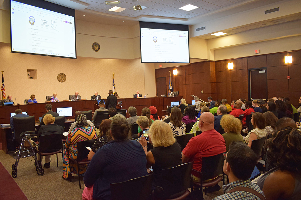 The Budget Public Hearing